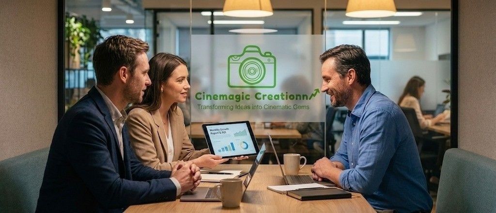 Professional video editor at Cinemagic Creationn providing Social Media Marketing Services in Delhi, creating viral content unlike standard Social Media Marketing Agencies.